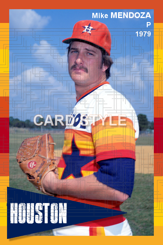 Mike Mendoza - 1979 Houston Astros - choose a size & style