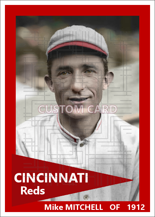 Mike Mitchell - 1912 Cincinnati Reds - choose a size & style