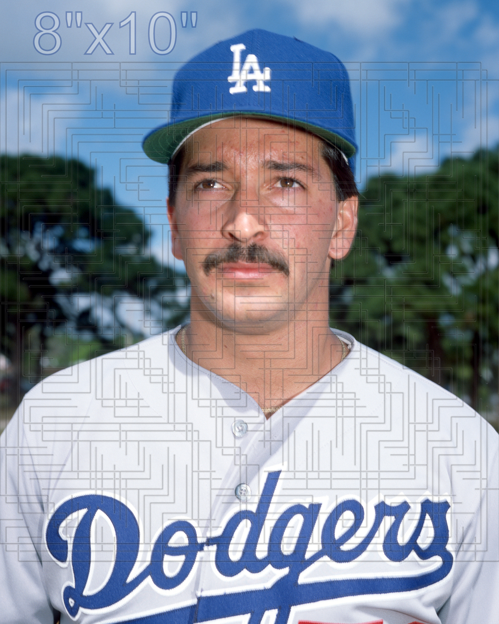 Mike Munoz - 1989 Los Angeles Dodgers - choose a size & style