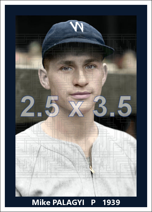 Mike Palagyi - 1939 Washington Senators - choose a size & style