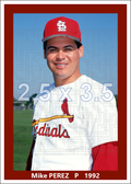 Mike Perez - 1992 St. Louis Cardinals - choose a size & style