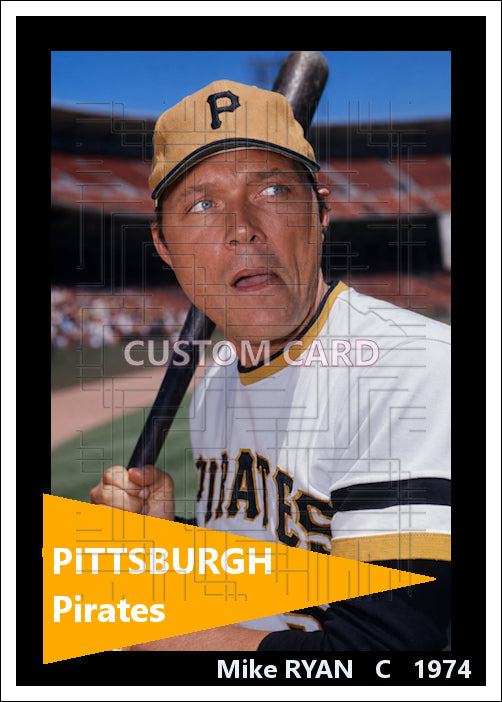 Mike Ryan - 1974 Pittsburgh Pirates - choose a size & style