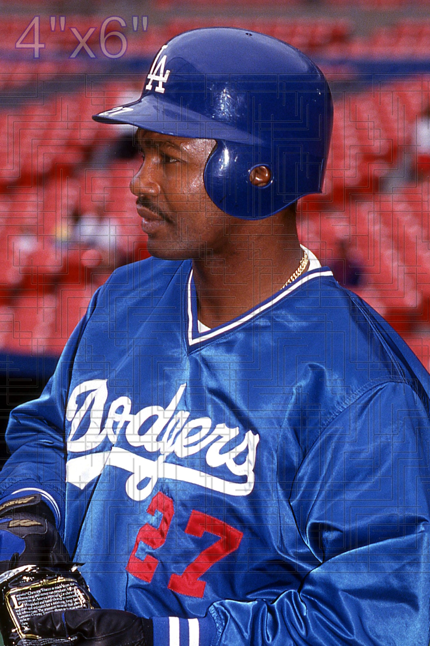 Mike Sharperson - 1993 Los Angeles Dodgers - choose a size & style