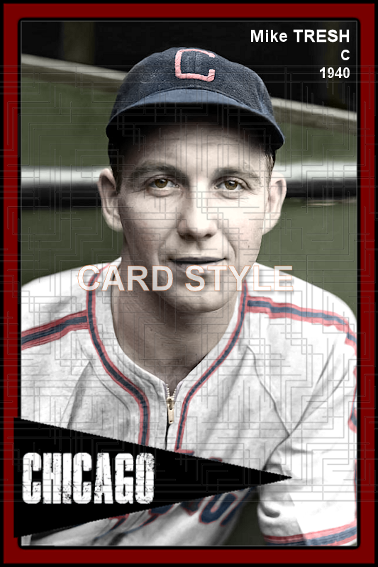 Mike Tresh - 1940 Chicago White Sox - choose a size & style