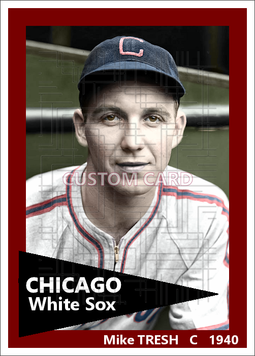 Mike Tresh - 1940 Chicago White Sox - choose a size & style