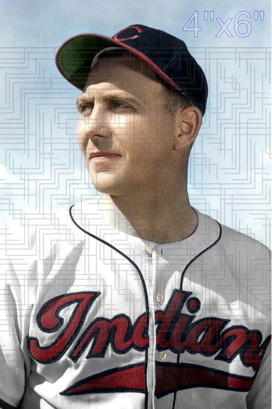 Mike Tresh - 1949 Cleveland Indians - choose a size & style