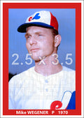 Mike Wegener - 1970 Montreal Expos - choose a size & style