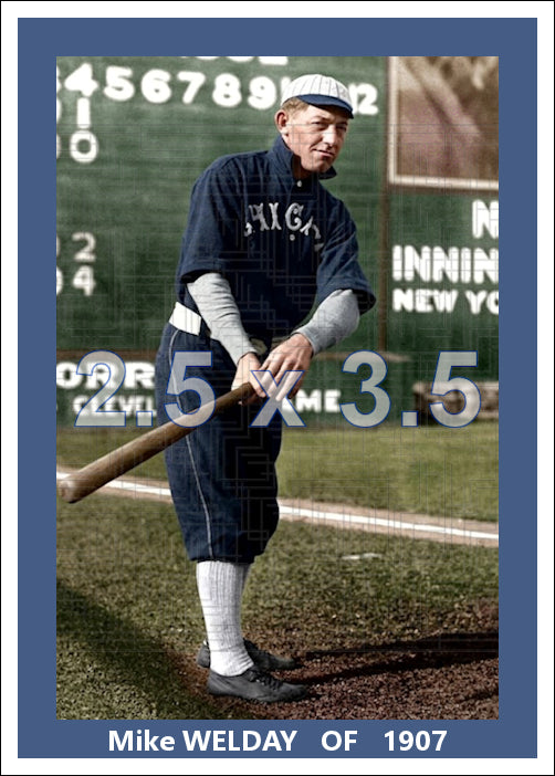 Mike Welday - 1907 Chicago White Sox - choose a size & style