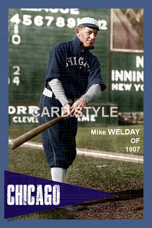 Mike Welday - 1907 Chicago White Sox - choose a size & style