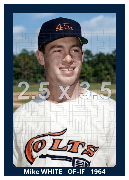 Mike White - 1964 Houston Colt .45s - choose a size & style