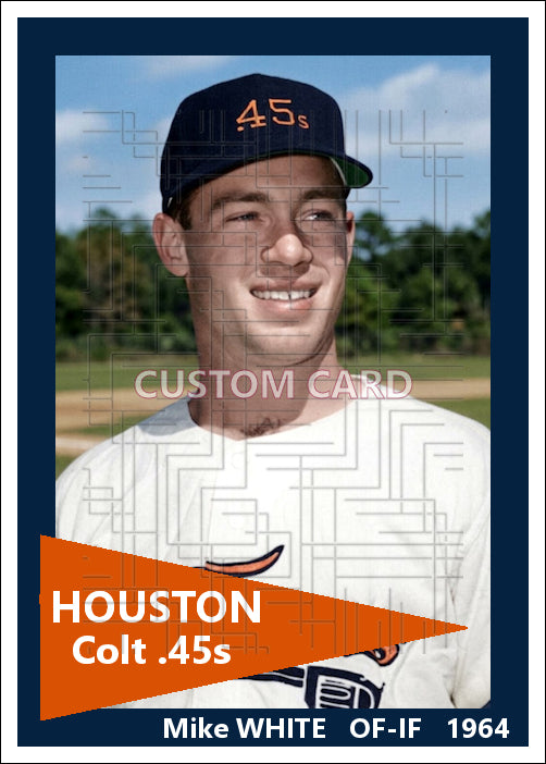 Mike White - 1964 Houston Colt .45s - choose a size & style