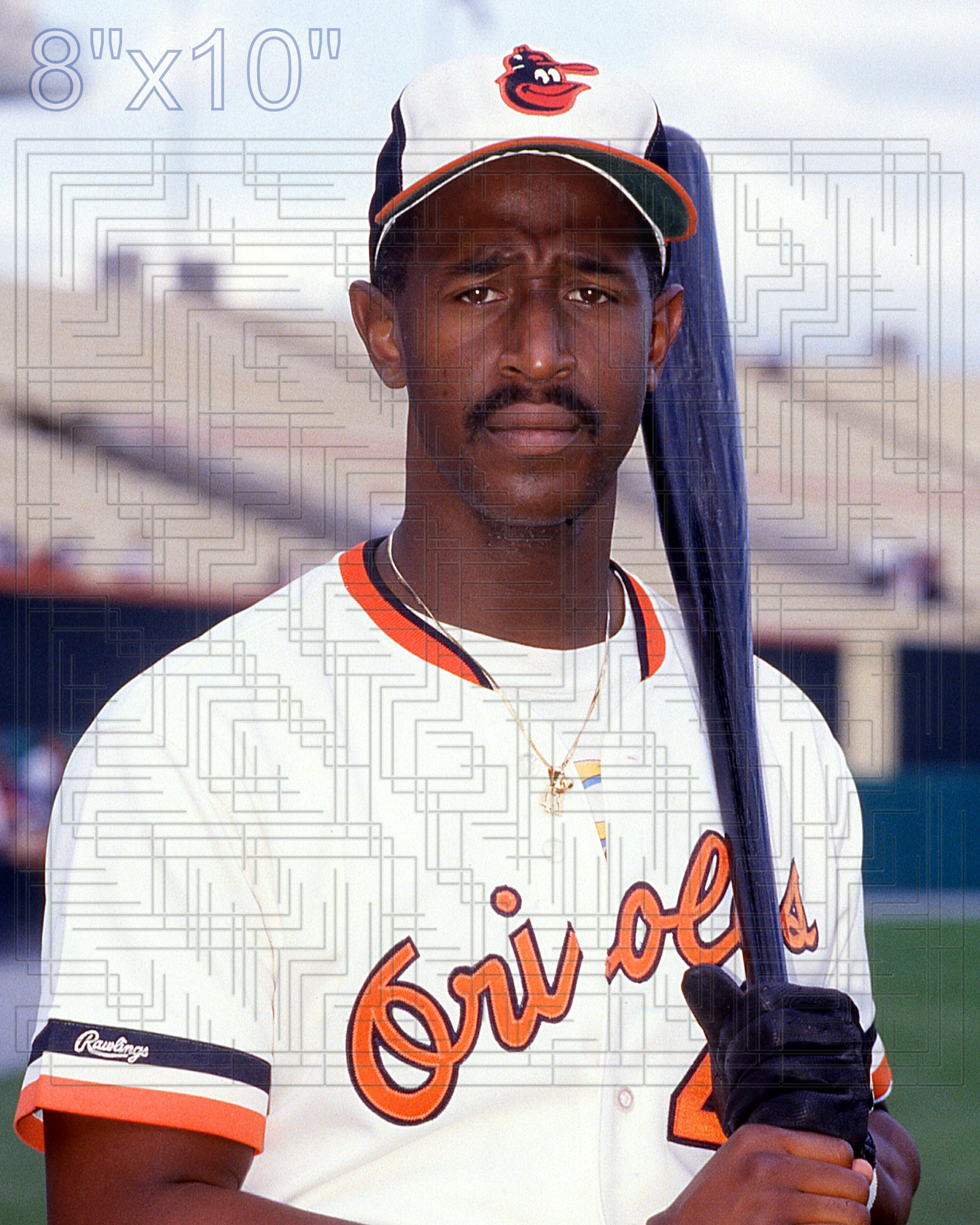 Mike Young - 1987 Baltimore Orioles - choose a size & style