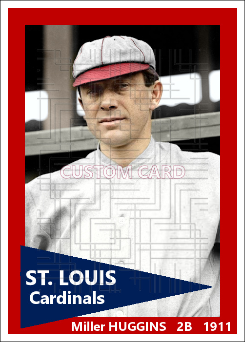 Miller Huggins - 1911 St. Louis Cardinals - choose a size & style