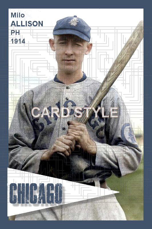 Milo Allison - 1914 Chicago Cubs - choose a size & style