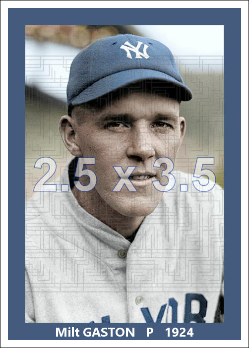 Milt Gaston - 1924 New York Giants - choose a size & style