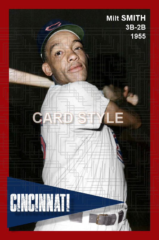 Milt Smith - 1955 Cincinnati Reds - choose a size & style