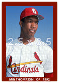 Milt Thompson - 1992 St. Louis Cardinals - choose a size & style