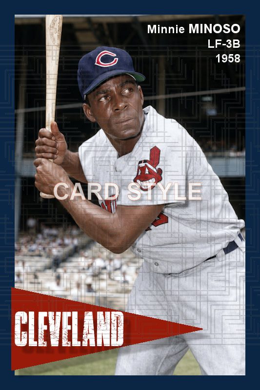 Minnie Minoso - 1958 Cleveland Indians - choose a size & style
