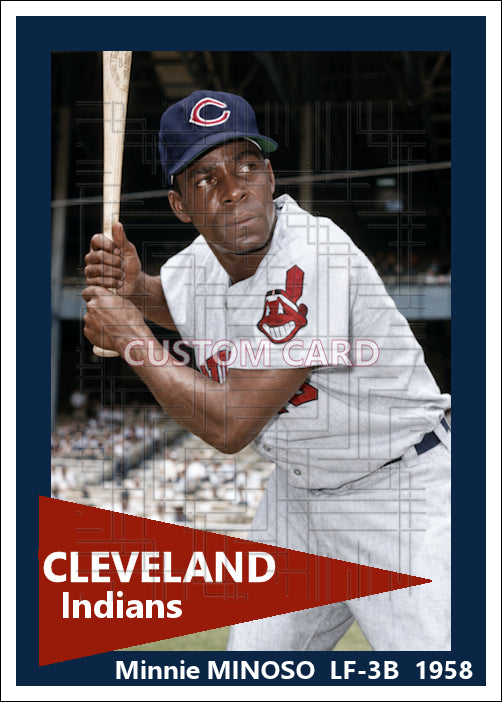 Minnie Minoso - 1958 Cleveland Indians - choose a size & style