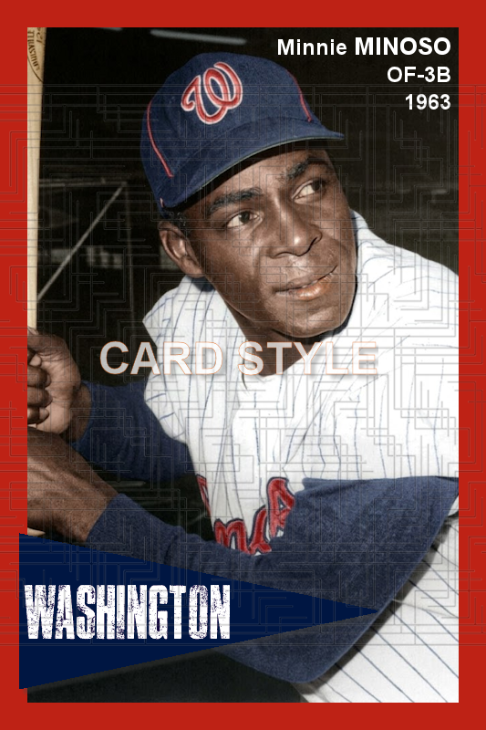 Minnie Minoso - 1963 Washington Senators - choose a size & style