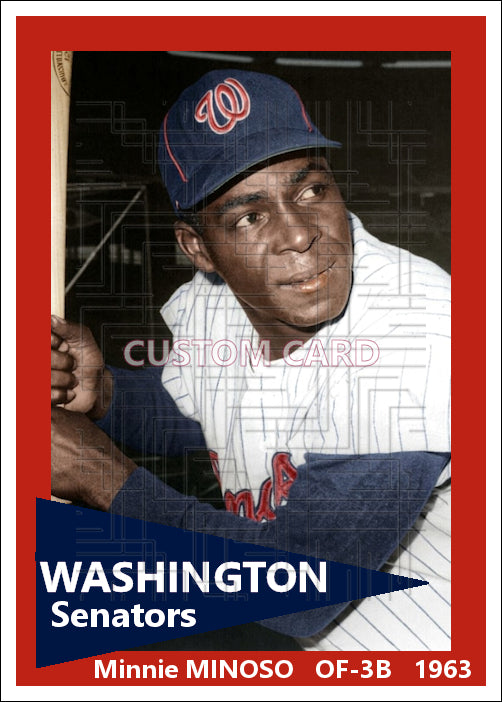 Minnie Minoso - 1963 Washington Senators - choose a size & style
