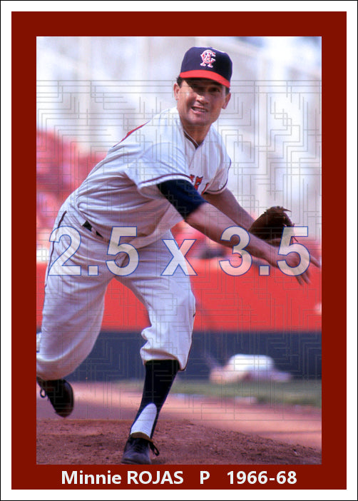 Minnie Rojas - 1966-68 California Angels - choose a size & style