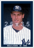 Mitch Lyden - 1987 New York Yankees spring training - choose a size & style