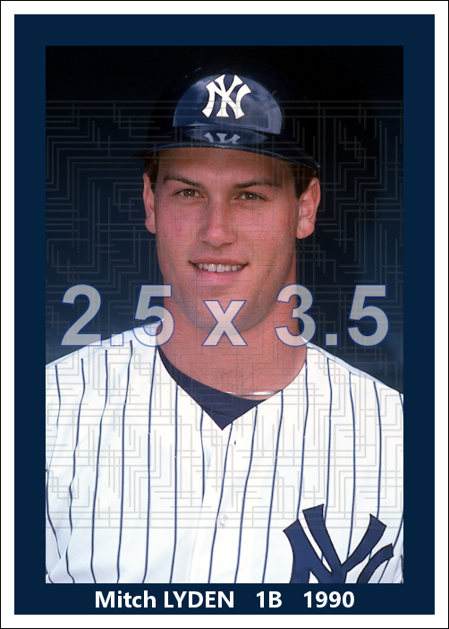 Mitch Lyden - 1987 New York Yankees spring training - choose a size & style