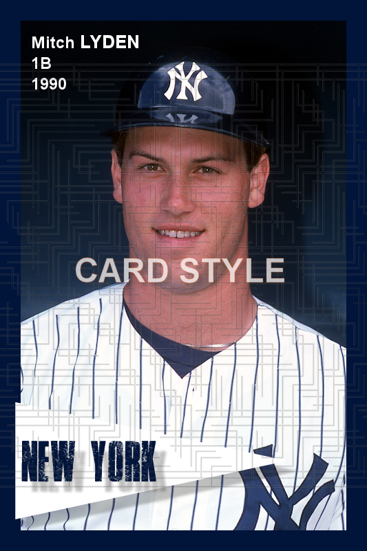 Mitch Lyden - 1987 New York Yankees spring training - choose a size & style
