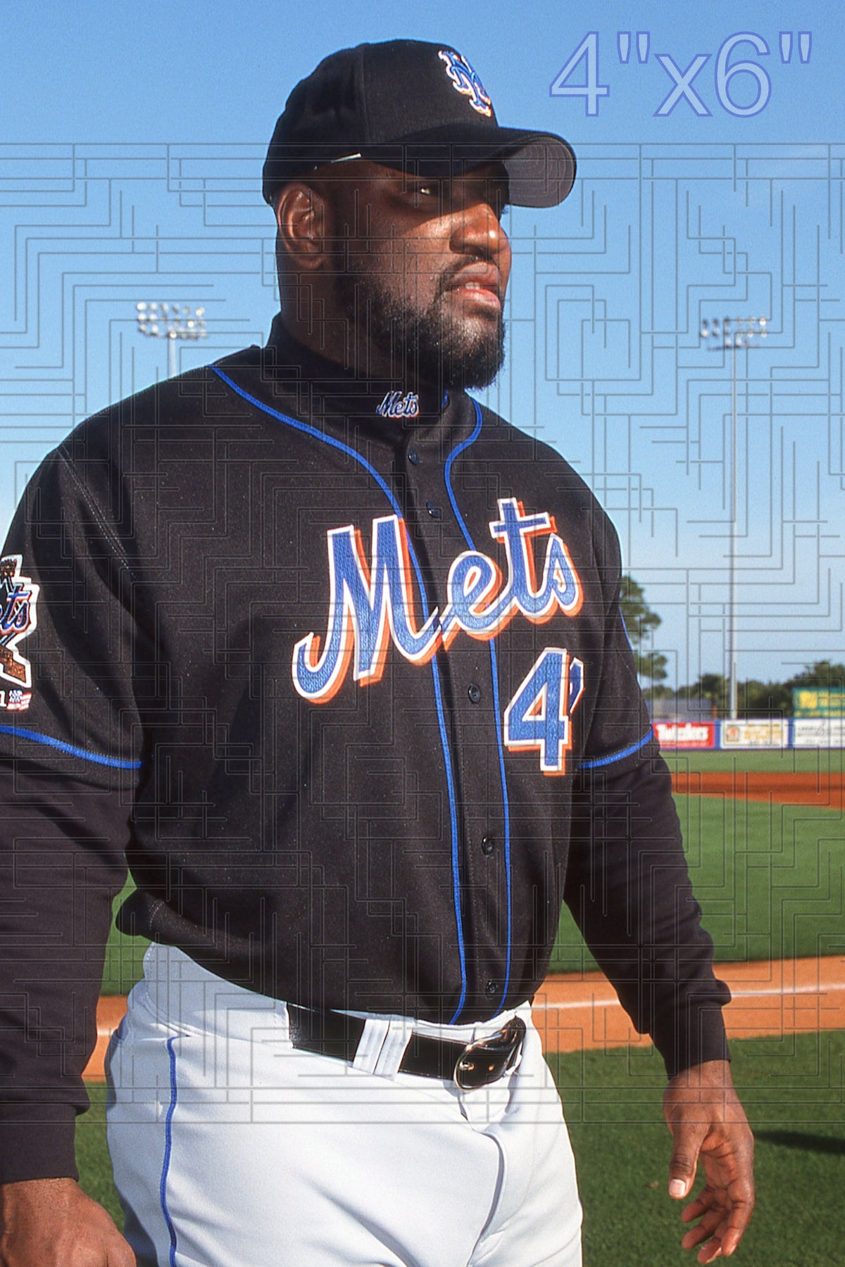 Mo Vaughn - 2003 New York Mets - choose a size & style