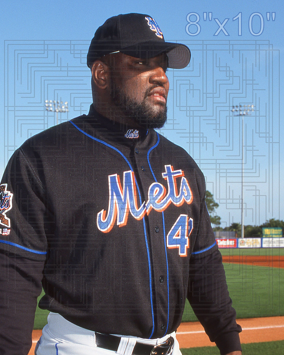 Mo Vaughn - 2003 New York Mets - choose a size & style