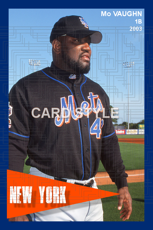 Mo Vaughn - 2003 New York Mets - choose a size & style