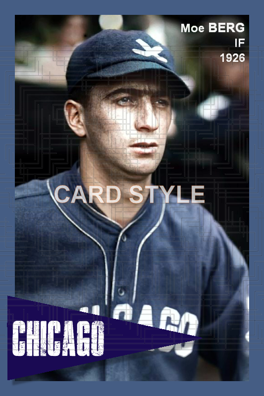 Moe Berg - 1926 Chicago White Sox - choose a size & style