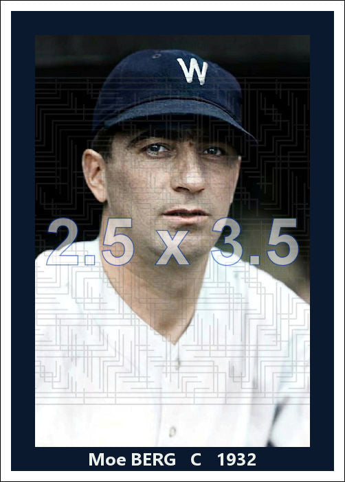Moe Berg - 1932 Washington Senators - choose a size & style