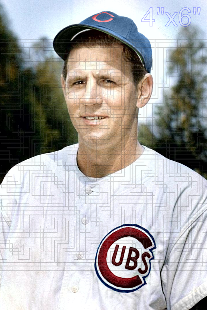 Monk Dubiel - 1950 Chicago Cubs - choose a size & style