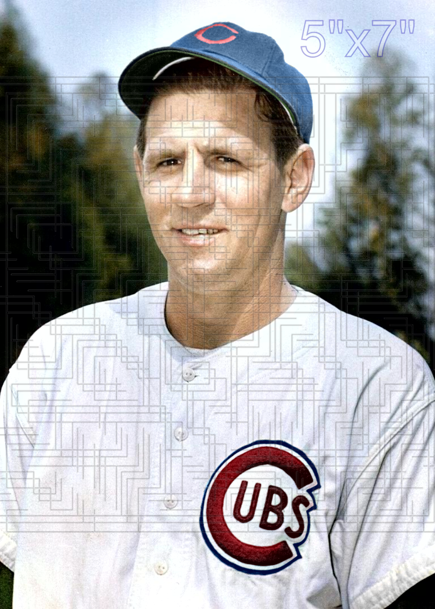 Monk Dubiel - 1950 Chicago Cubs - choose a size & style