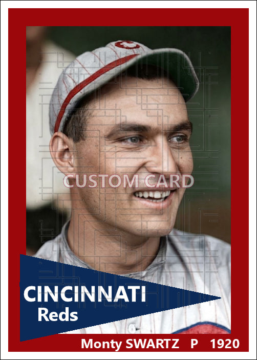 Monty Swartz - 1920 Cincinnati Reds - choose a size & style