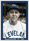 Moose Solters - 1939 Cleveland Indians - choose a size & style