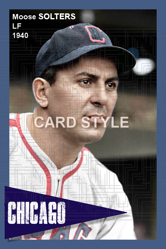 Moose Solters - 1940 Chicago White Sox - choose a size & style