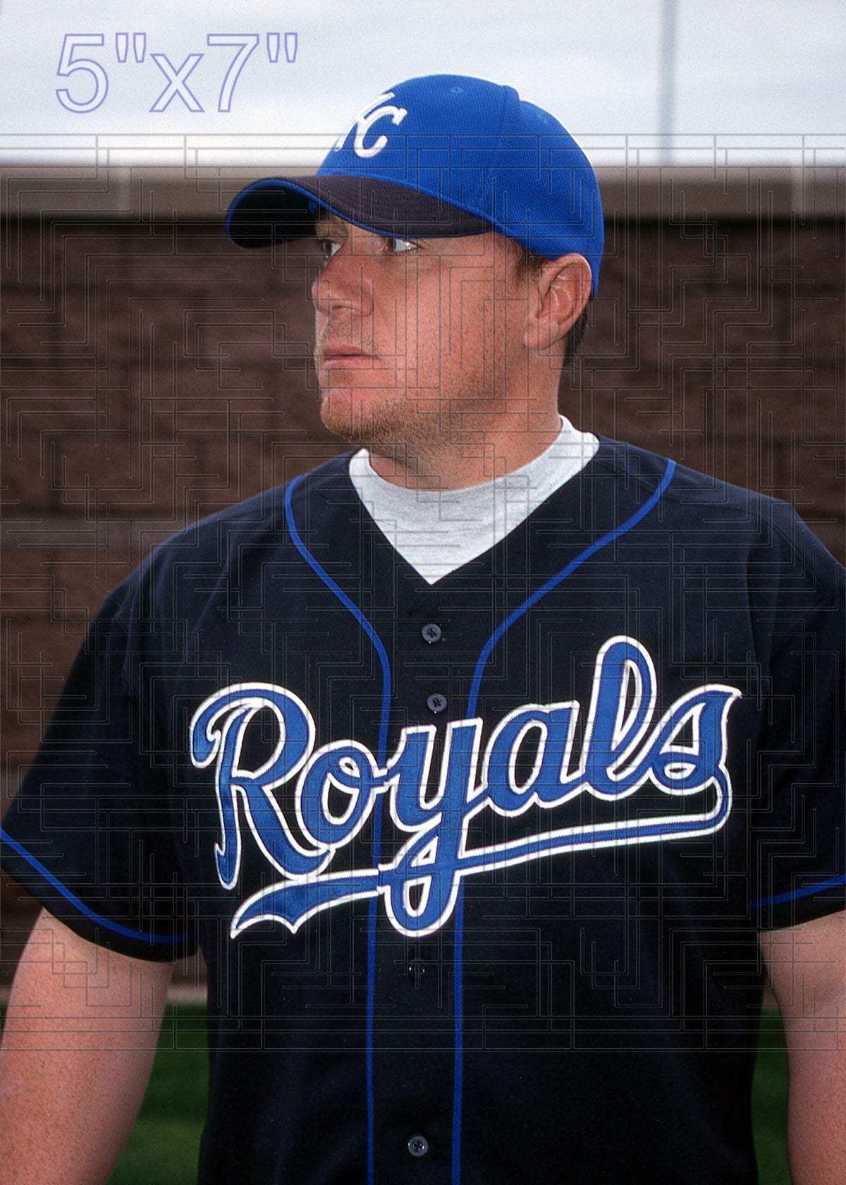 Morgan Burkhart - 2003 Kansas City Royals - choose a size & style