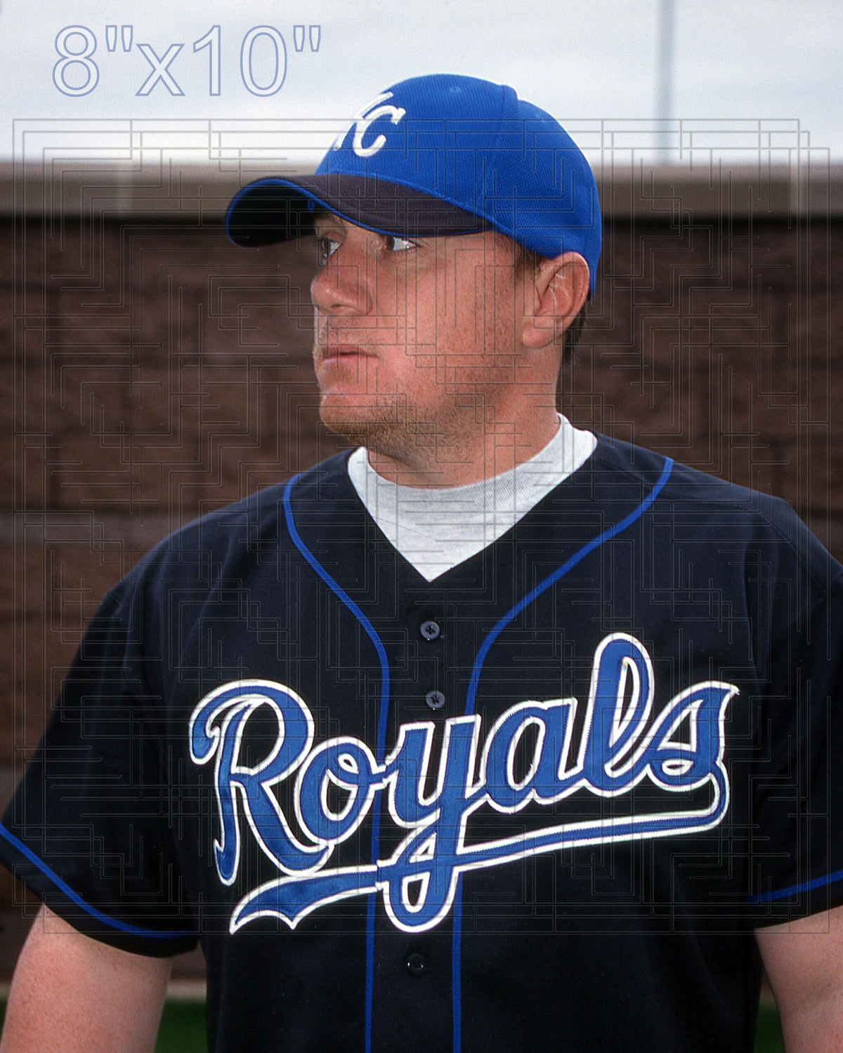 Morgan Burkhart - 2003 Kansas City Royals - choose a size & style
