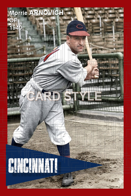 Morrie Arnovich - 1940 Cincinnati Reds - choose a size & style