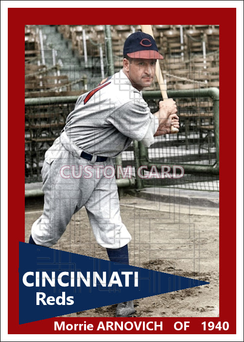 Morrie Arnovich - 1940 Cincinnati Reds - choose a size & style