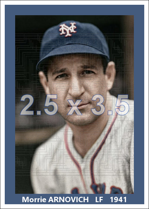 Morrie Arnovich - 1941 New York Giants - choose a size & style