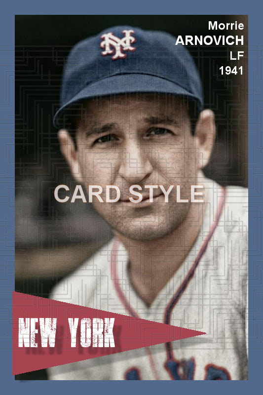 Morrie Arnovich - 1941 New York Giants - choose a size & style