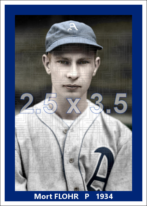 Mort Flohr - 1934 Philadelphia Athletics - choose a size & style