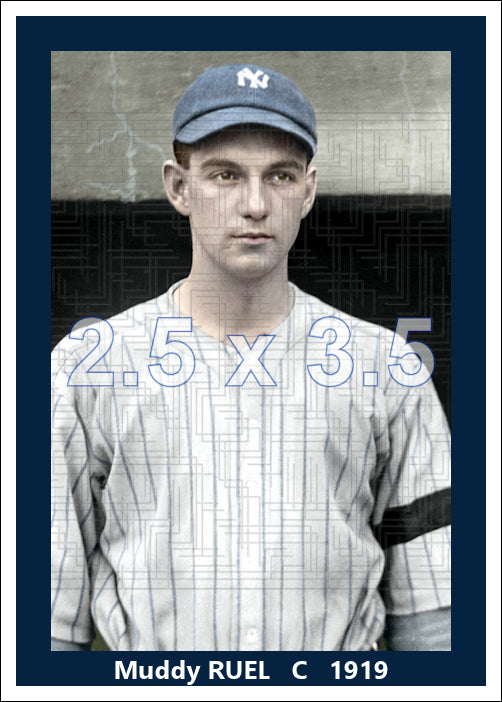 Muddy Ruel - 1919 New York Yankees - choose a size & style