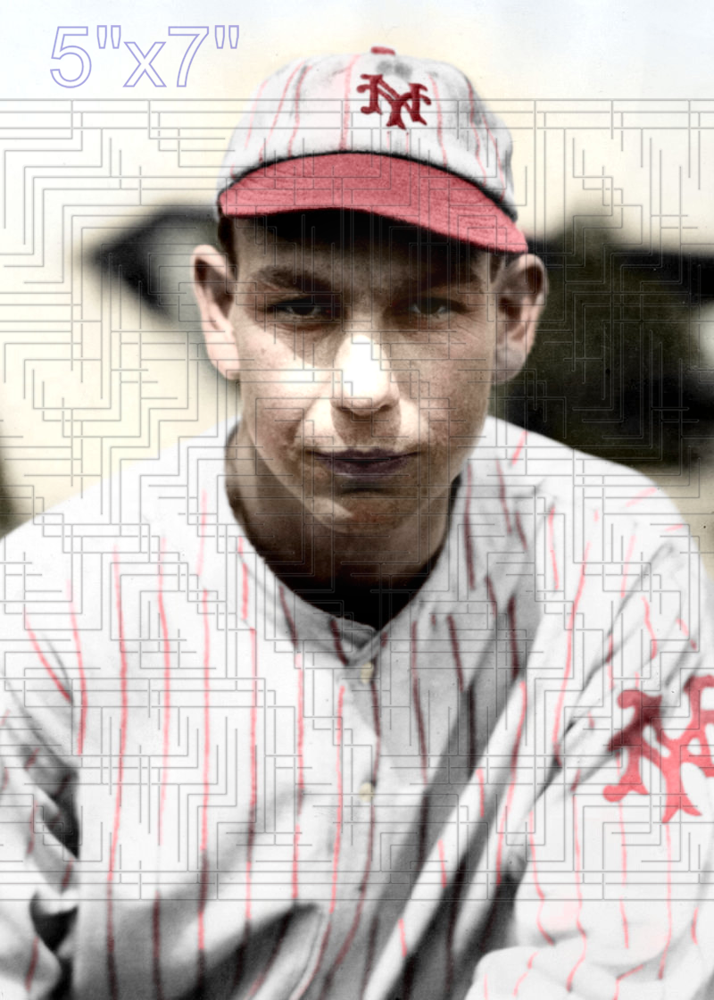 Mul Holland - 1927 New York Giants - choose a size & style