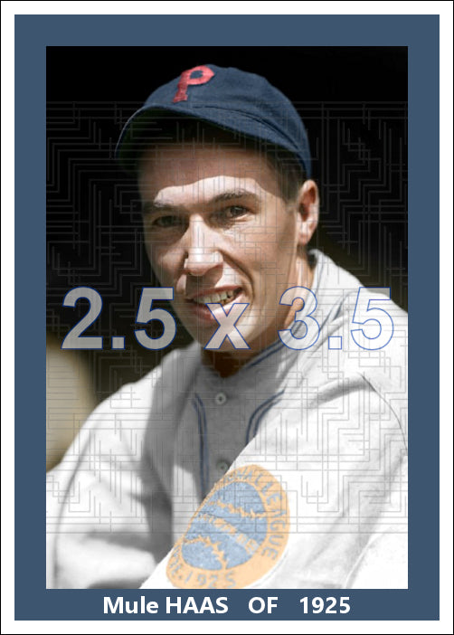 Mule Haas - 1925 Pittsburgh Pirates - choose a size & style