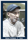 Myles Thomas - 1926 New York Yankees - choose a size & style